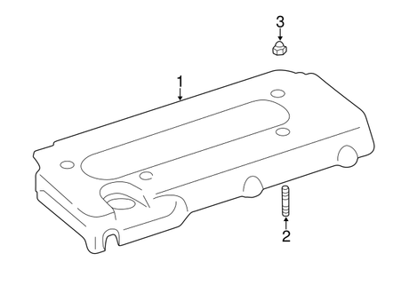 New | Camry | Engine Cover Stud | 1993-2011 | Toyota