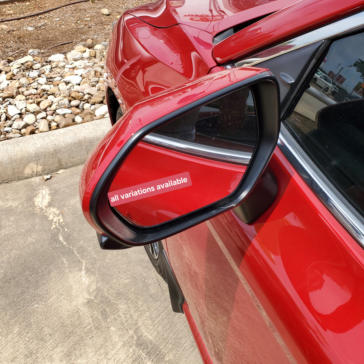 New | 2018-2022 | Ruby Flare Pearl | Driver | Camry | Side View Mirror