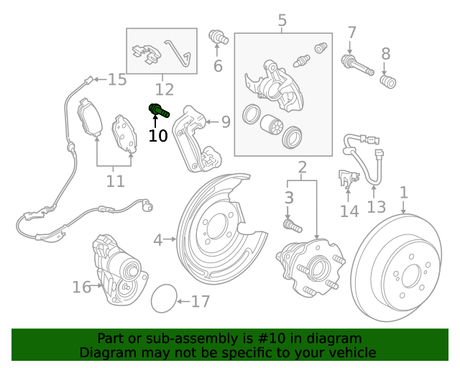 New | Camry | Steering Shaft Lower Bolt | 1983-2022 | Toyota