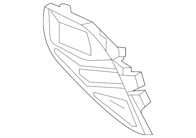 New | Highlander | Fog Light Cover | 2020-2022 | Toyota