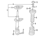 New | Corolla iM | Suspension Strut Bolt | 2017-2018 | Toyota