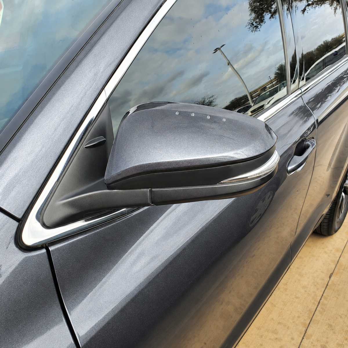 New | 2014-2019 Highlander | Predawn Gray Mica | Driver | Toyota | Side View Mirror