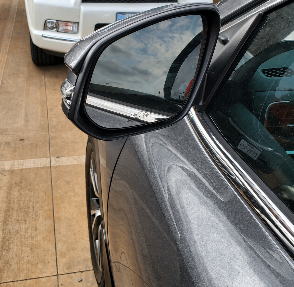 New | 2014-2019 Highlander | Predawn Gray Mica | Driver | Toyota | Side View Mirror