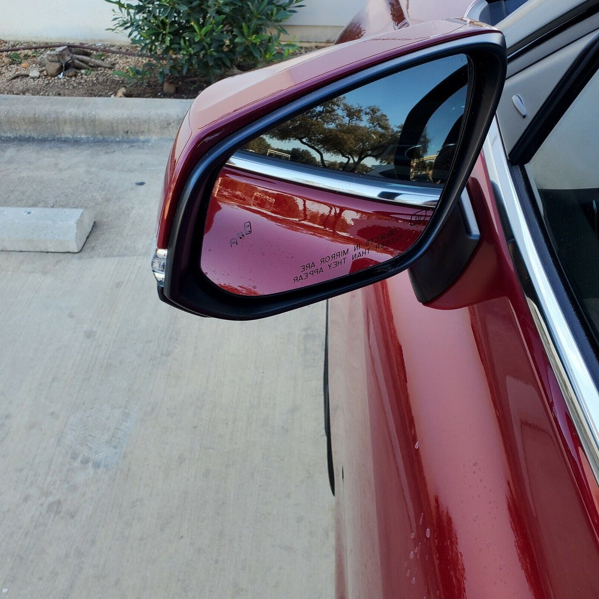 New | 2023-2025 Highlander | Ruby Flare Pearl | Driver | Toyota | Side View Mirror