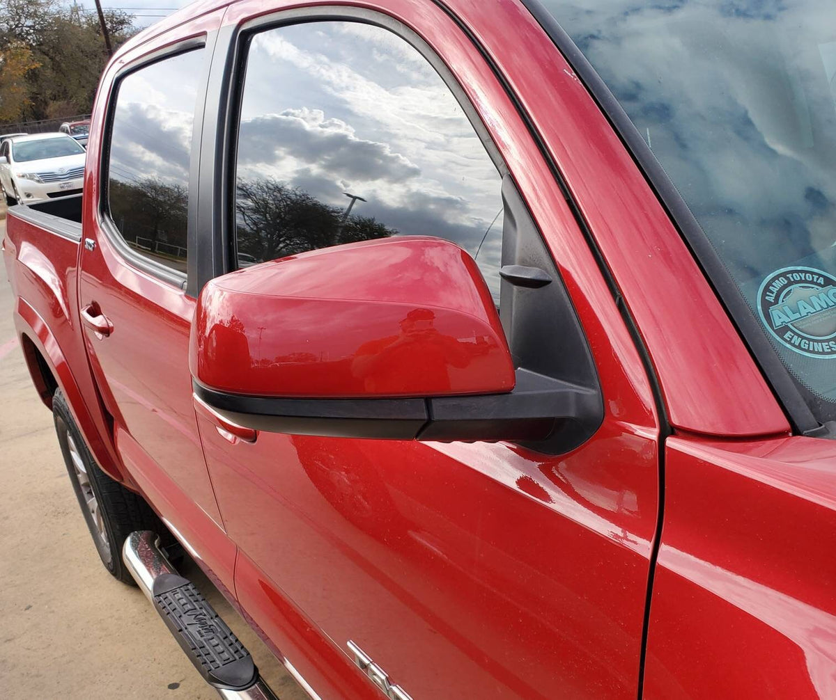 New | 2023 Tacoma | Barcelona Red | Passenger | Toyota | Side View Mirror | No Blinker