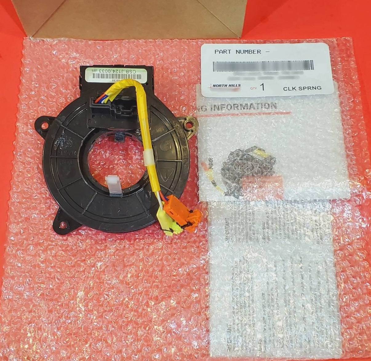 New | OE# GJ6A-66-CS0 | For Mazda/Ford | Clock Spring | OVERNIGHT