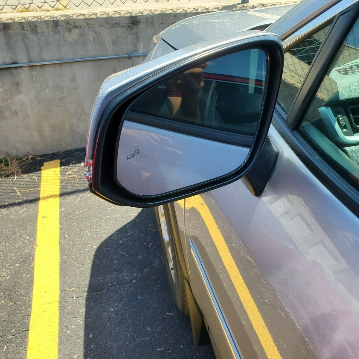 New | For Rav4 2023-2025 | Silver Sky Metallic | Driver | Toyota | Side Mirror | Blindspot
