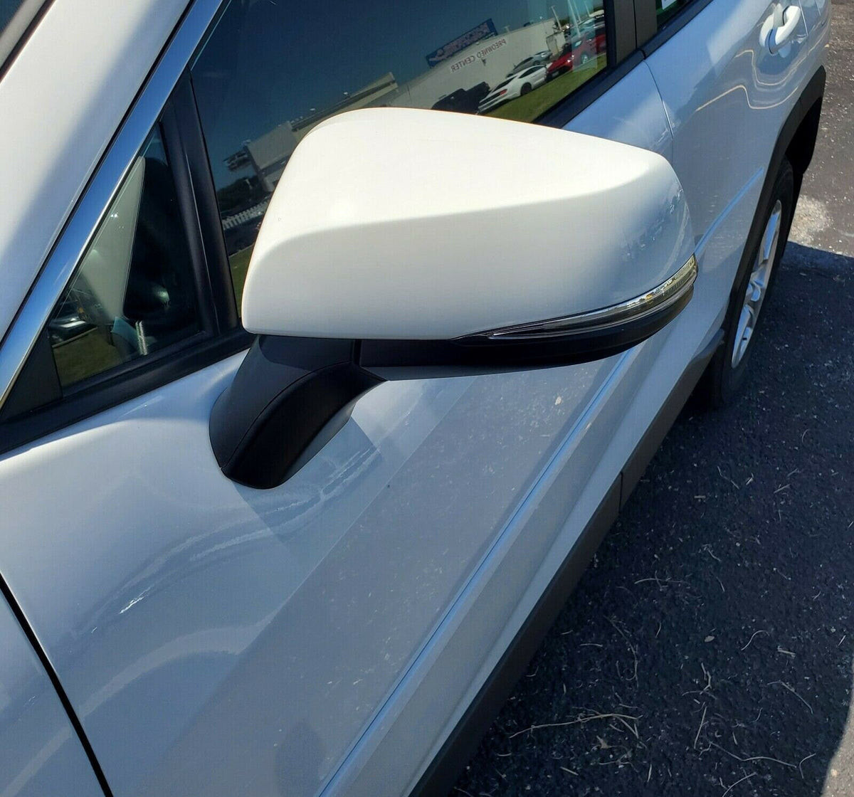 New | For Rav4 2019-2023 | Blizzard Pearl | Driver | Toyota | Side Mirror | Blindspot