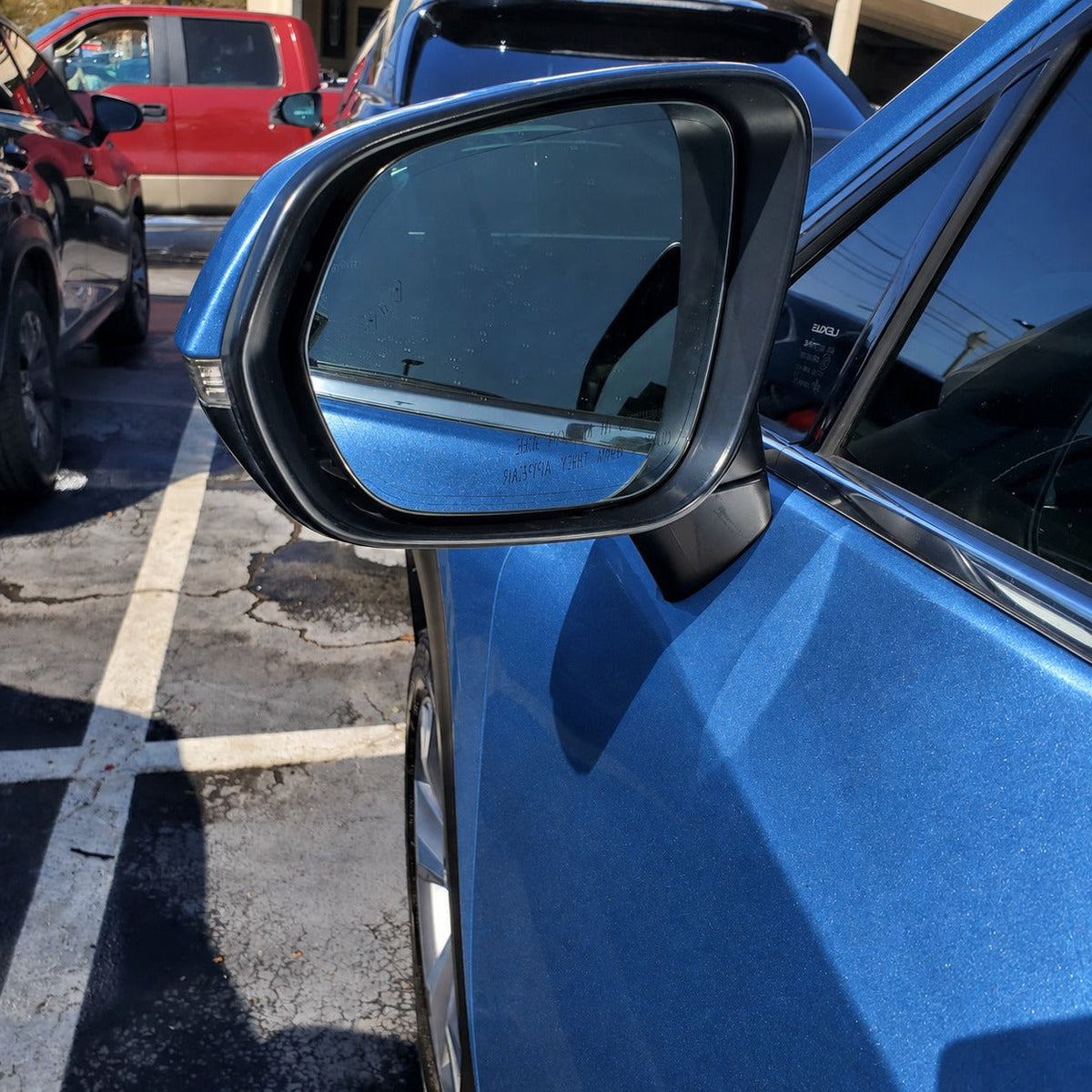 New | 2015-2016 NX300h | Meteor Blue Mica | Driver | Lexus | Side View Mirror | With Blindspot | NX 300h
