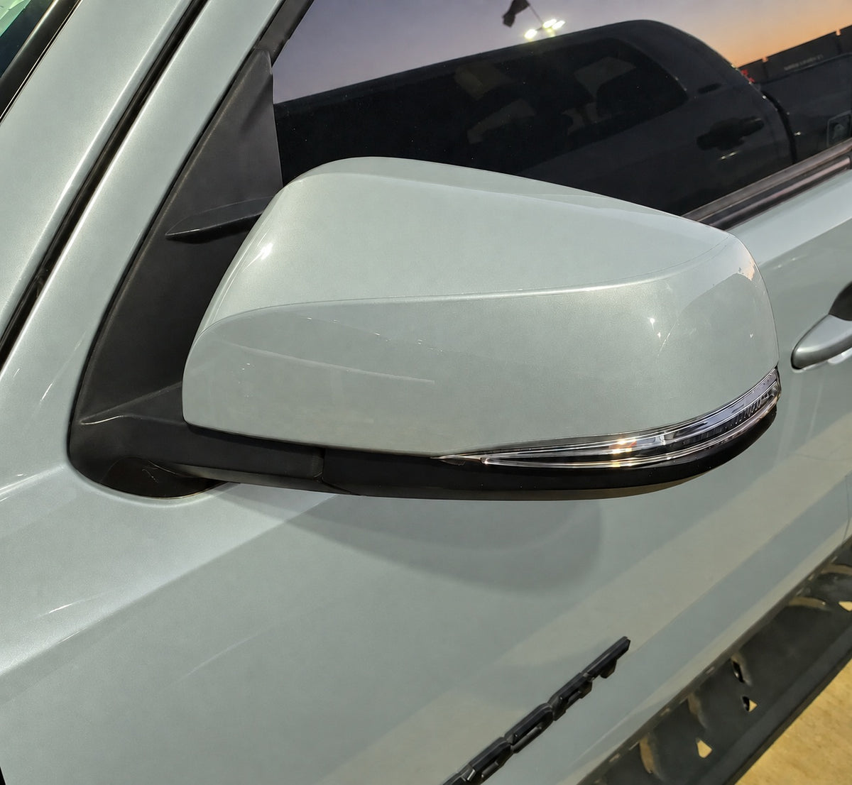 New | 2021-2023 Tacoma | Lunar Rock | Driver | Toyota | Side View Mirror | With Blinker