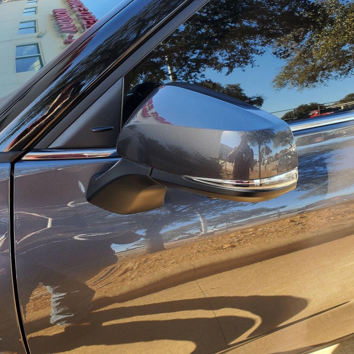 New | 2023-2025 Highlander | Magnetic Gray Metallic | Driver | Toyota | Side View Mirror