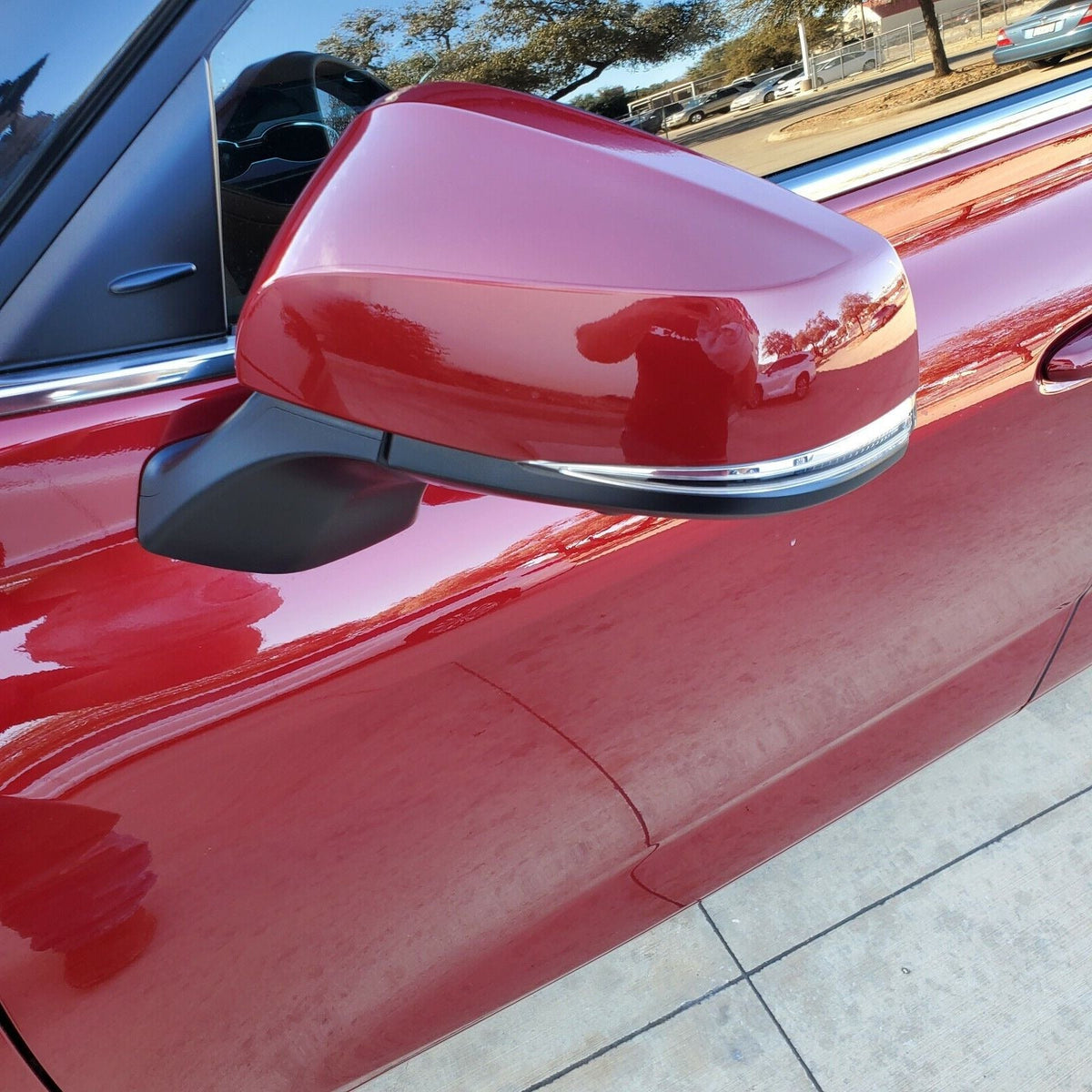 New | 2023-2025 Highlander | Ruby Flare Pearl | Driver | Toyota | Side View Mirror