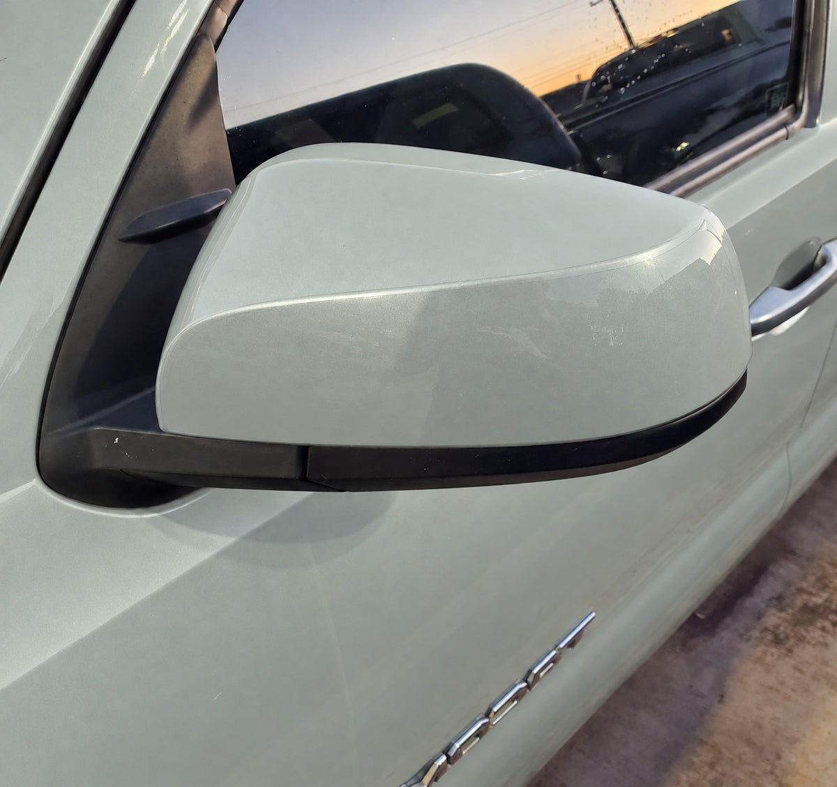 New | 2021-2023 Tacoma | Lunar Rock | Driver | Toyota | Side View Mirror | No Blinker