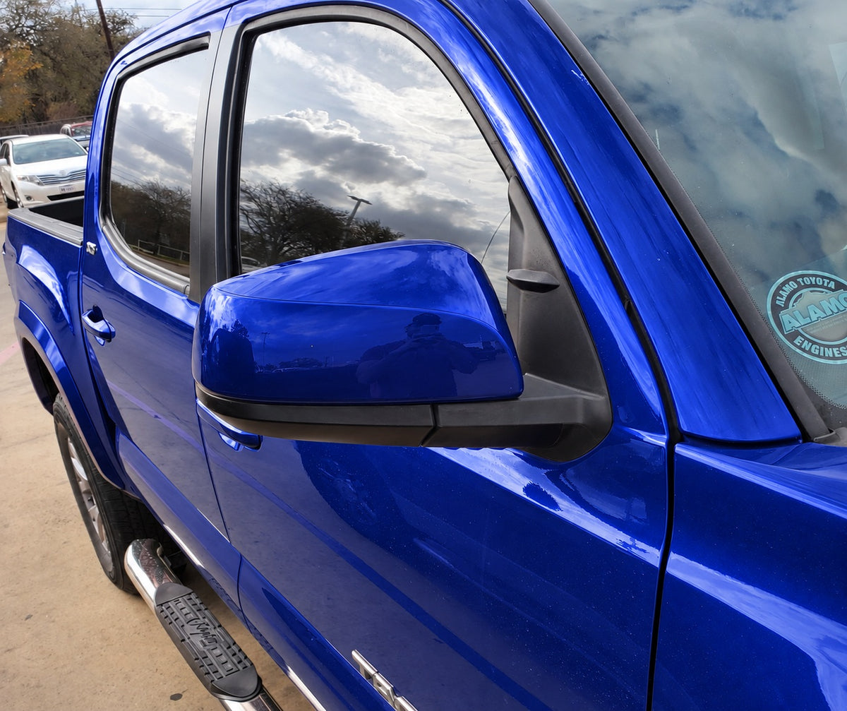 New | 2022-2023 Tacoma | Blue Crush Metallic | Passenger | Toyota | Side View Mirror | No Blinker