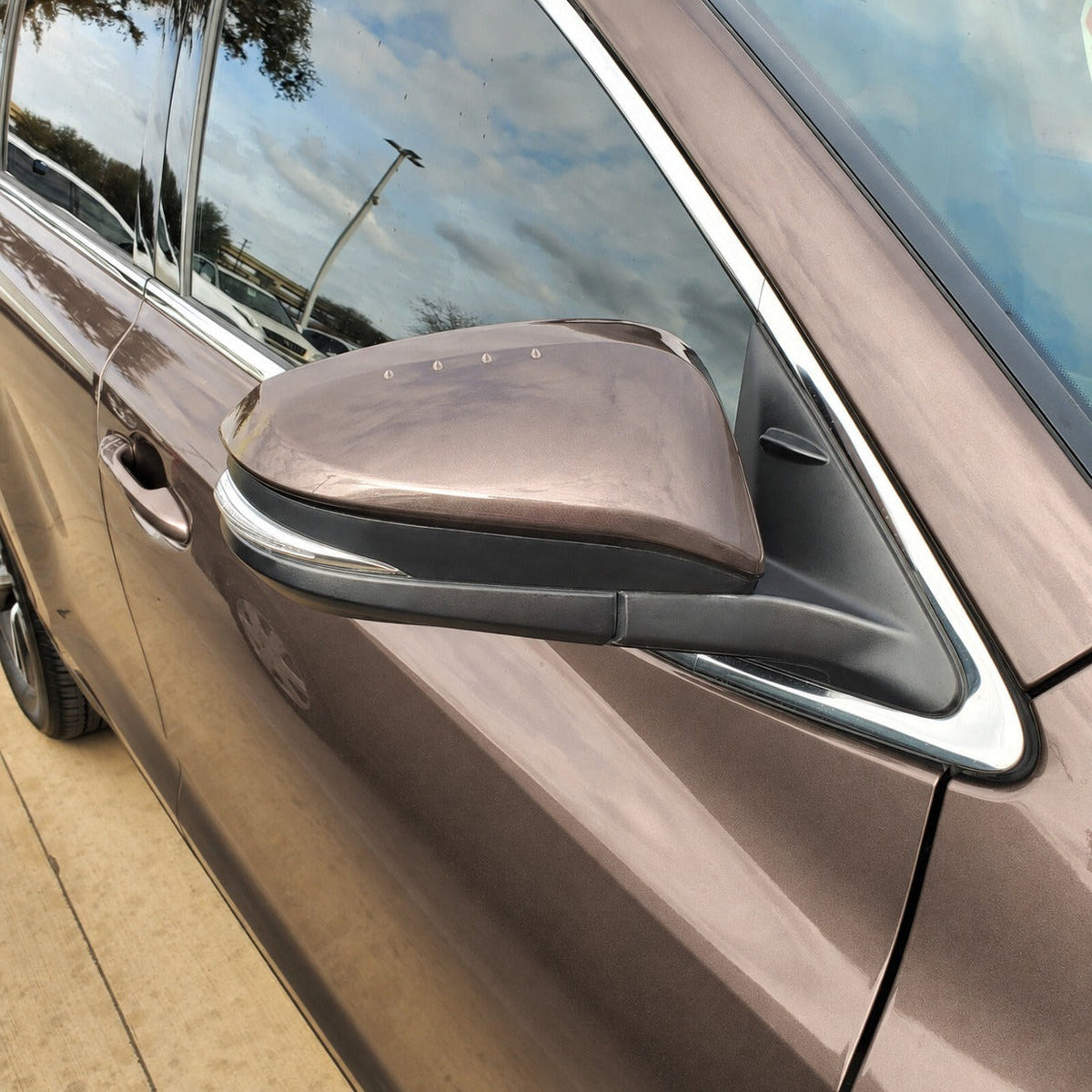 New | 2017-2019 Highlander | Toasted Walnut Pearl | Passenger | Toyota | Side View Mirror