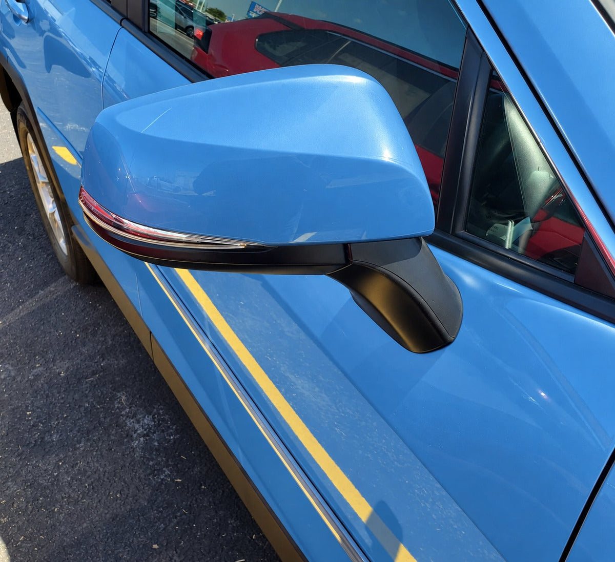 New | For Rav4 2022-2025 | Cavalry Blue | Passenger | Toyota | Side Mirror | Blindspot