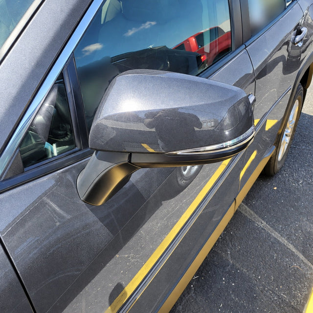 New | For Rav4 2019-2022 | Magnetic Gray Metallic | Driver | Toyota | Side Mirror | Blindspot
