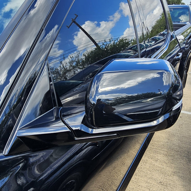 New | 2022-2026 Tundra | Midnight Black Metallic | Driver | Toyota | Side View Mirror | With Blinker