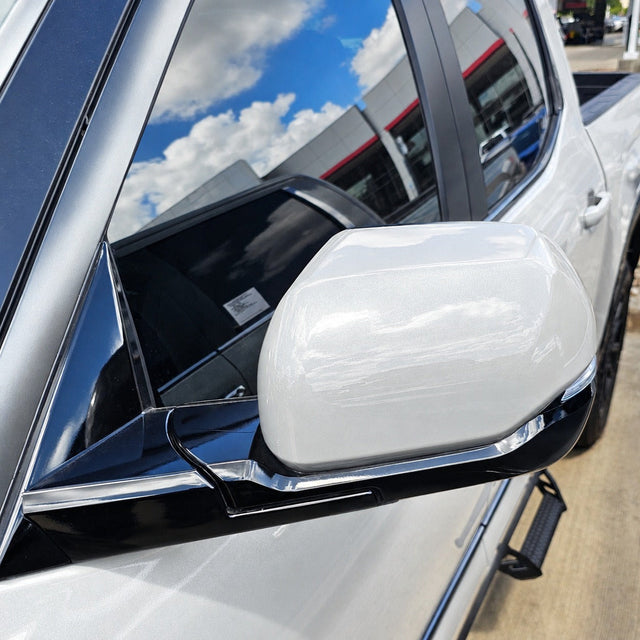New | 2022-2026 Tundra | Wind Chill Pearl | Driver | Toyota | Side View Mirror | With Blinker