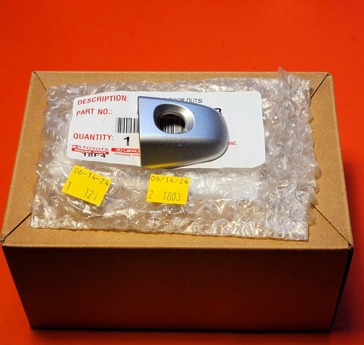 New | Camry | Door Handle Cap | 2012-2015 | Silver Metallic | OEM | Toyota