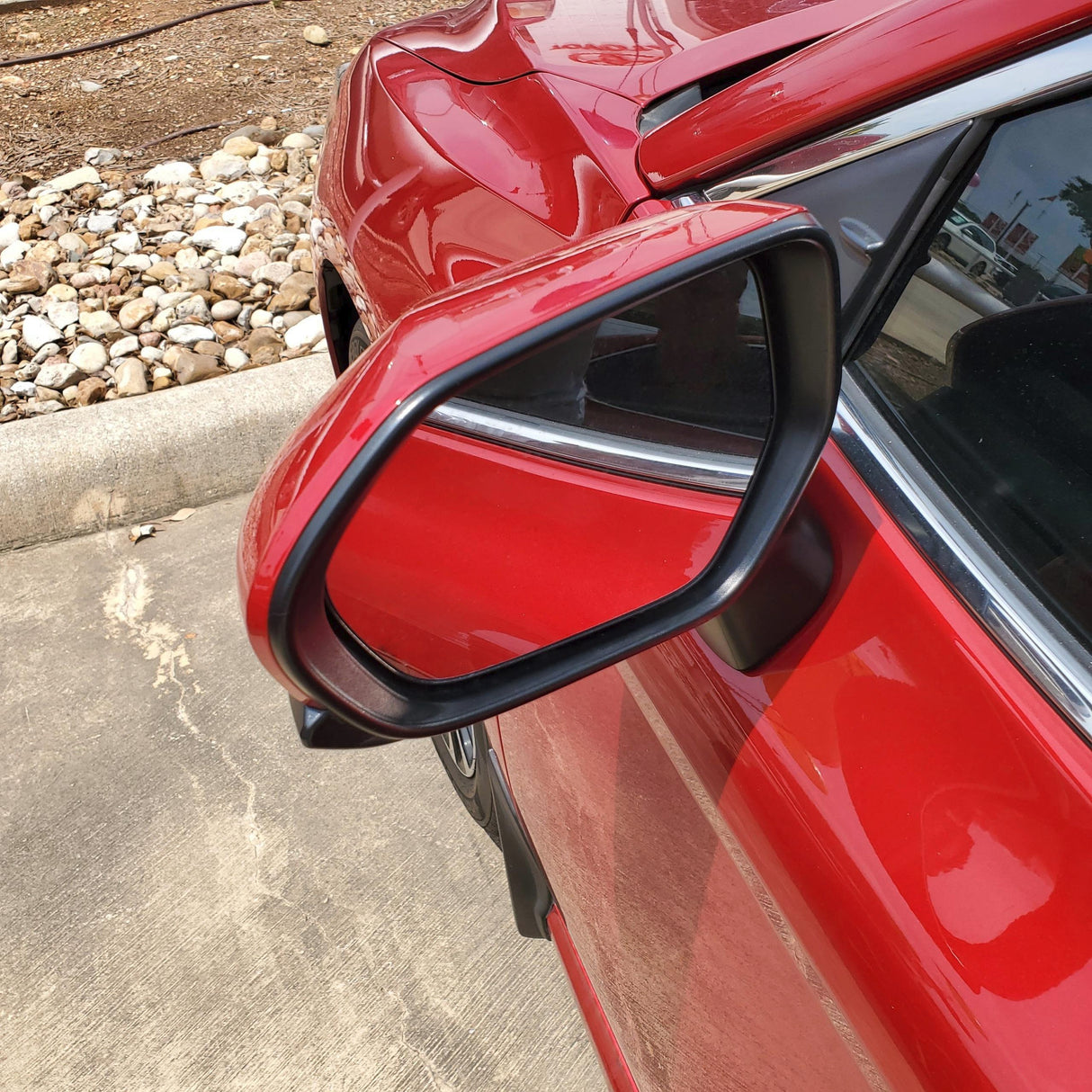 New | 2018-2022 Camry | Emotional Red | Driver | Toyota | Side View Mirror