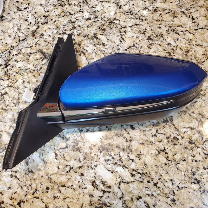 New | 2019, 2020, 2021 Insight | With Blinker | Brilliant Sporty Blue | Driver | Honda | Side View Mirror