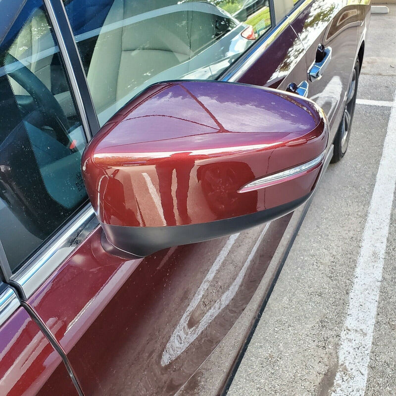 New side mirror  | For Honda Odyssey 2018-2022 | Deep Scarlet | Driver | No Blindspot