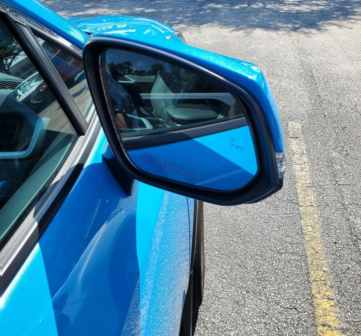 New | For Rav4 2019-2022 | Blue Flame | Passenger | Toyota | Side Mirror | Blindspot