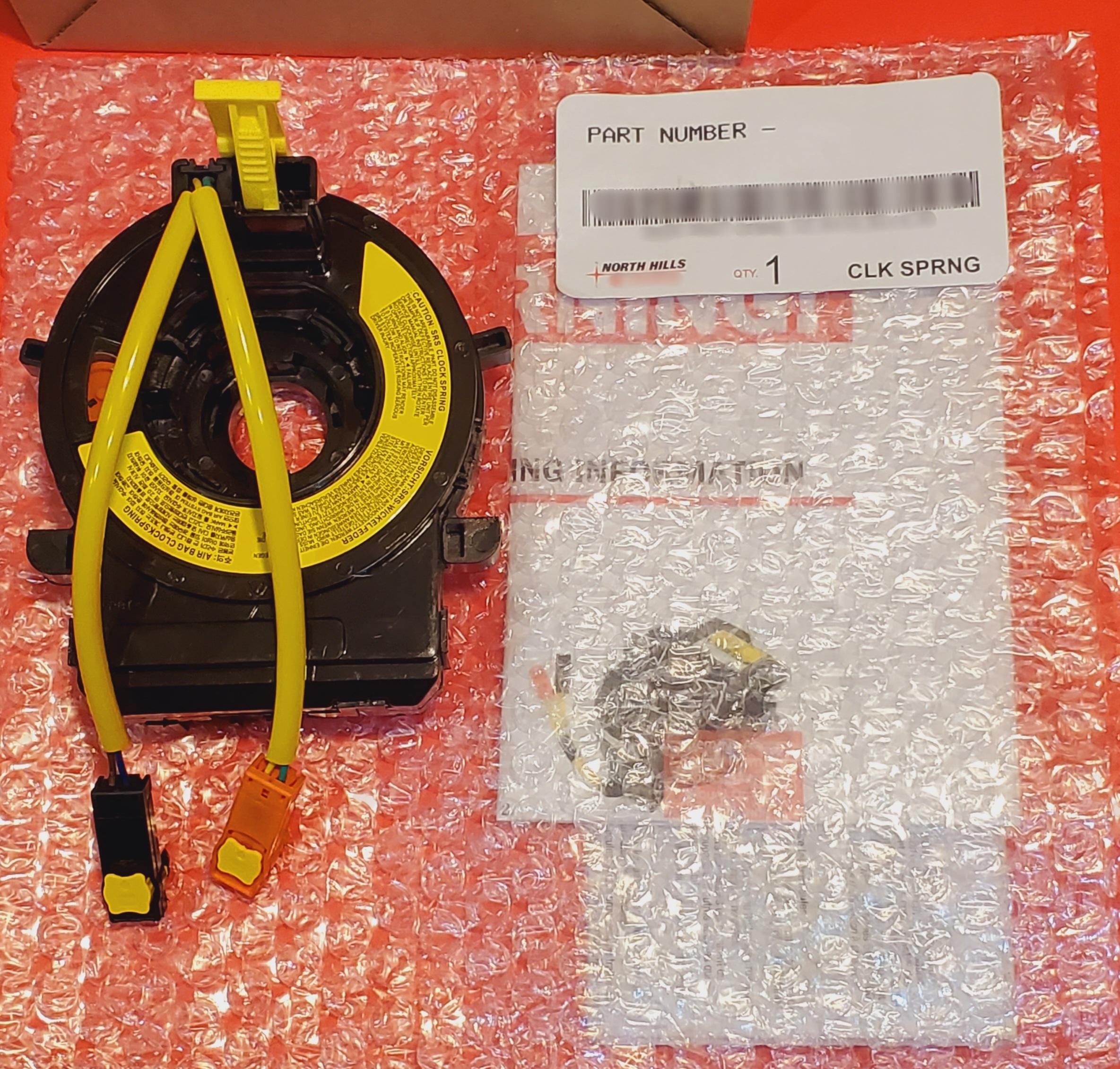明星スバル テーマ 2021 Spring 2011-2016 Elantra 2011-2015 Sonata Air Bag Clock Spring New 93490