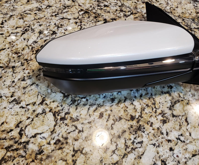 New | 2019-2021 Insight | Platinum White Pearl | Passenger | Honda | Side View Mirror | W/Blinker