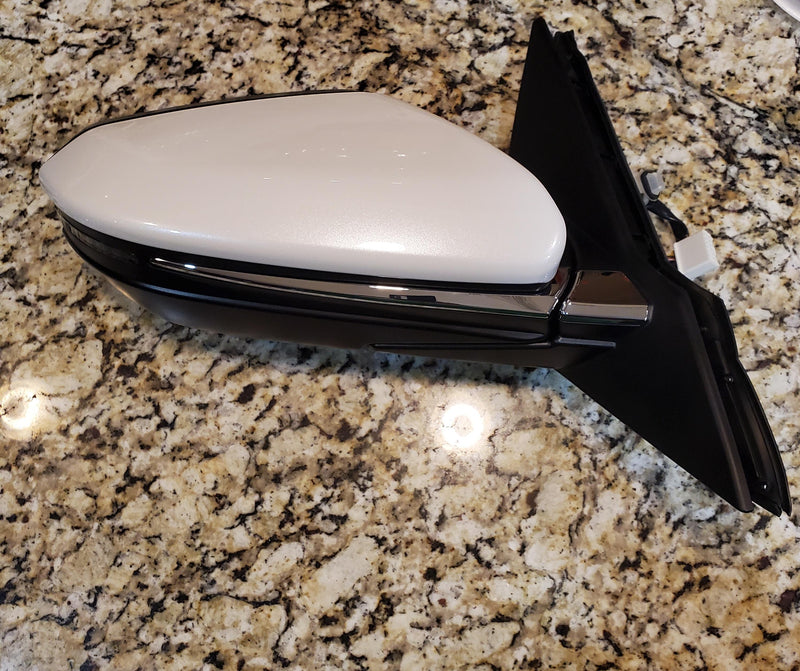 New | 2019-2021 Insight | With Blinker | Platinum White Pearl | Passenger | Honda | Side View Mirror