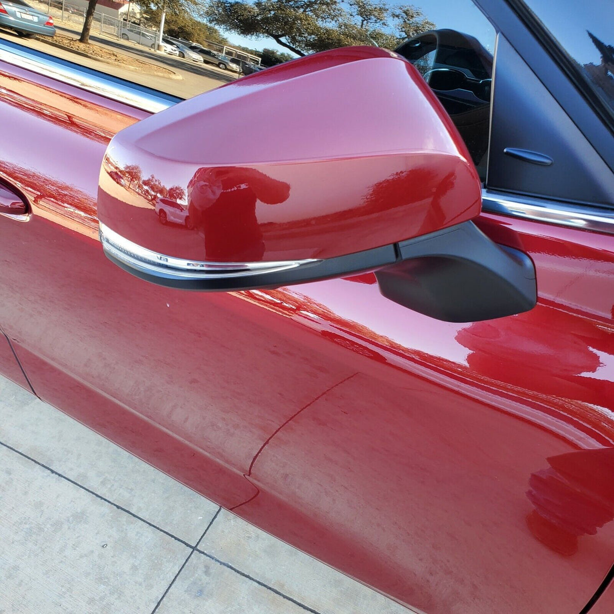 2021-2022 Highlander | Ruby Flare Pearl | Passenger | Toyota | Side View Mirror